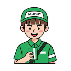 Delivery Vector Illustration Efficient Express Free Shipping for Online Shop & E-commerce with Courier Services Bike, Motorcycle, Truck, Handcart