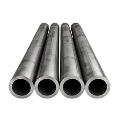 Fototapeta premium Steel Pipe isolated on white background 