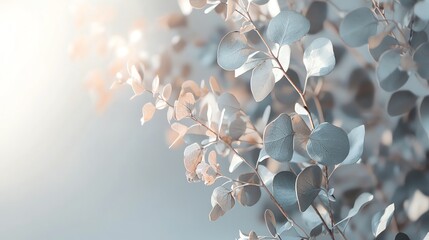 Dried Eucalyptus in a Serene Meadow