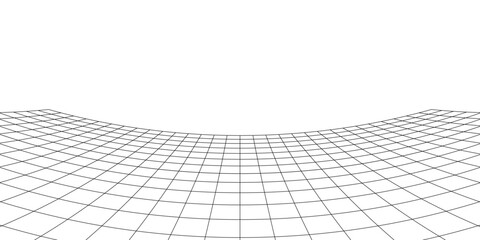 Perspective grids. Geometric lines 3d effect, architecture background. Floor ceiling textures, digital background