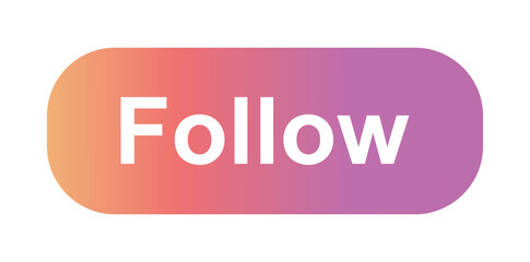 Modern Follow Button with Gradient Background