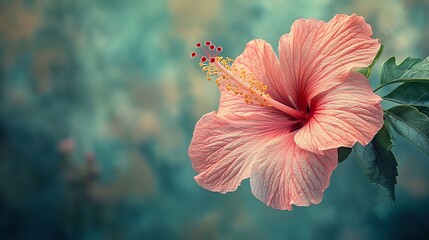 Hibiscus Blossom A Macro Study of Tropical Beauty