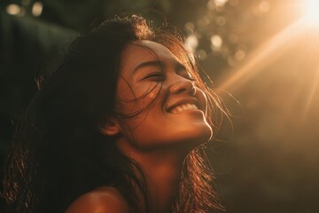 Joyful Radiance in Sunlight