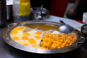 Fried chicken at Ningxia night market in Taipei