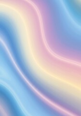 Fototapeta premium Subtle gradient abstract background featuring soft pastel colors in wavy patterns
