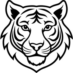 Obraz premium head of a tiger