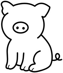 돼지 캐릭터 동물