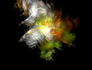 Imaginatory fractal abstract background Image