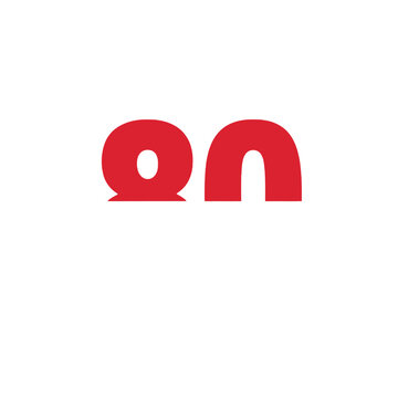 Minimalist Vector Icon with Bold Red Numeric Elements in Modern Style for Digital and Print Applications