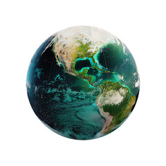 3D Rendered Planet Earth

