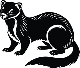 ferret-silhouette--ferret-vector-silhouette-illust (5).eps