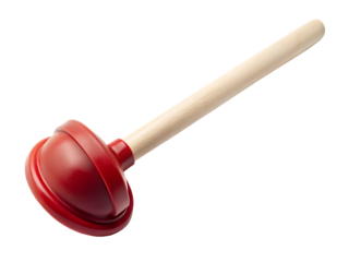  plunger isolated on white background PNG, AI GENERATED
