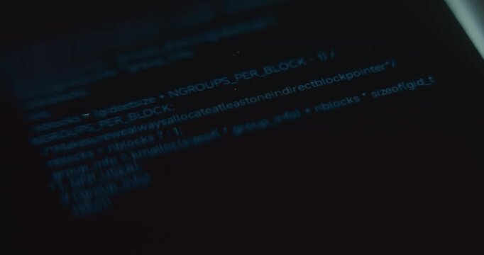 Segment of code from kernel component