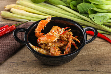 Delicous steamed Spider crab Claws