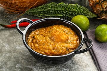 Indian cuisne - Chicken massala with sauce