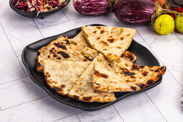 Indian stuffed potato bread Paratha
