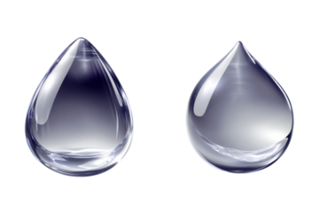 Crystal Clear Water Drops: A Stunning Visual Representation of Purity and Hydration