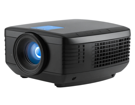  Modern Wireless Portable Projector with Touch Controls, isolated on transparent background PNG