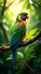 Obraz premium blue and yellow macaw