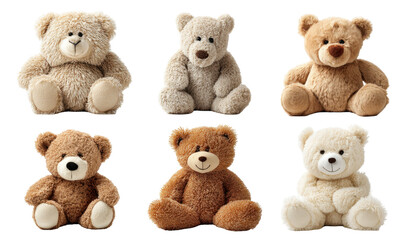 Assorted teddy bears