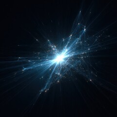 Obraz premium Abstract global network visualisation