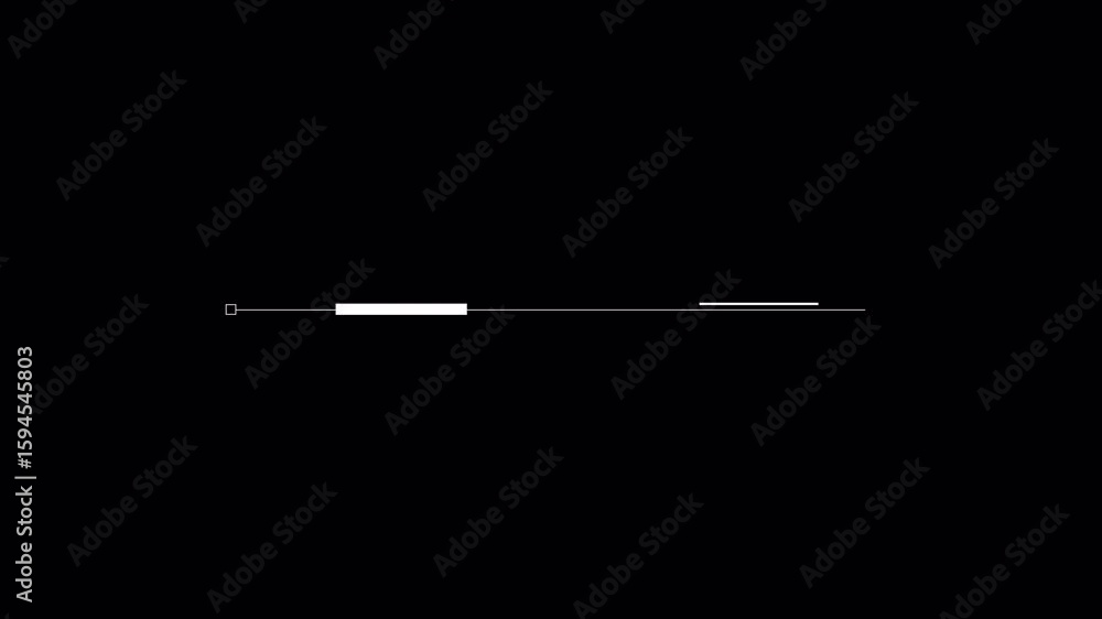 Poster abstract video transition with simple shapes