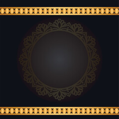 luxury golden mandala for indian wedding invitation card template design islamic arabic gold mandala retro background 