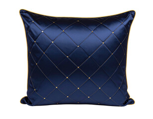  Boho-Inspired Decorative Pillow Sham with Tassels and Embroidery, isolated on transparent background PNG