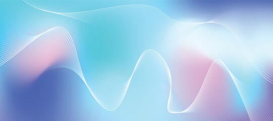 Colorful Abstract Wave Background with Aqua, Blue, and Pink Gradient Flow