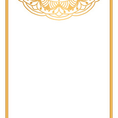 Islamic ramadan kareem eid mubarak arabic arabesque gold mandala invitation card