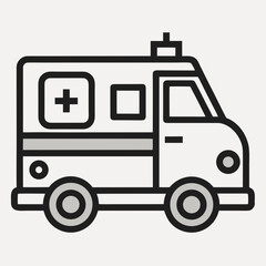 ambulance car vector illustration