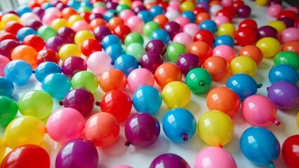 Colorful Balloon Art Creation