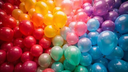 Colorful Balloon Art Close up