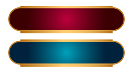 Classic Islamic Red and Blue Arabic Text Box banner