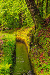 The Rigole de la Montagne Noire is an irrigation channel located in the Tarn department of France. It was built in the 19th century to supply water to the Canal du Midi, bringing water from the Montag