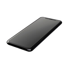 Dark gray smartphone case, angled view