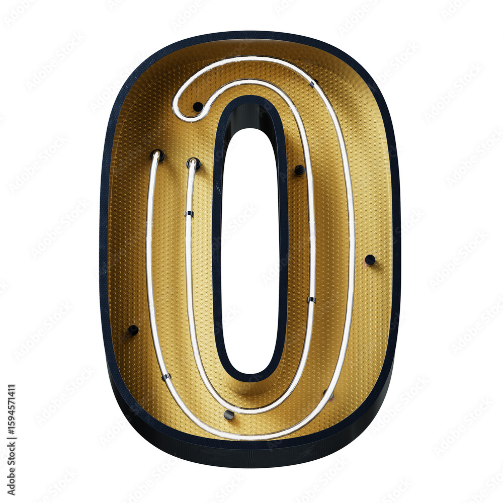 Poster bright neon font with fluorescent tubes.metallic futuristic cyberpunk alphabet. 3d rendering isolate