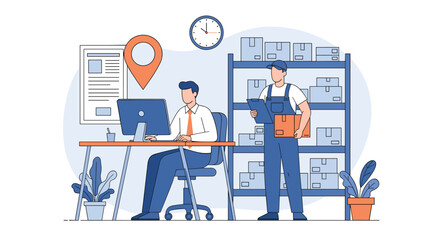 Efficient warehouse management system for streamlined inventory and order fulfillment operations