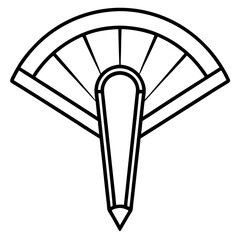 Precision Feeler Gauge Line Art Illustration