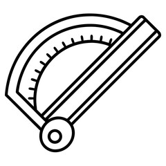 Precision Feeler Gauge Line Art Illustration