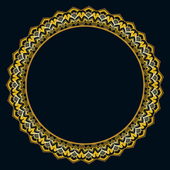 The Round Frame Of Mandala