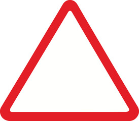 red warning triangle 100% fully editable vector file.