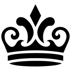 Monarchical emblems and logos, a set of sovereign crowns for powerful corporate identity