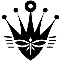 Lavish and opulent crown graphics for exclusive events, luxury hotels, or VIP clubs