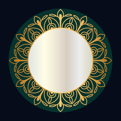 Luxury mandala decorative ethnic element background	