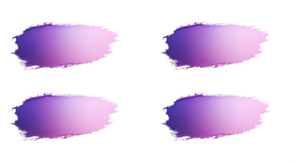 set of Abstract purple gradients, isolated on white background
