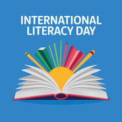 International Literacy Day – Education, Reading & Knowledge Celebration.