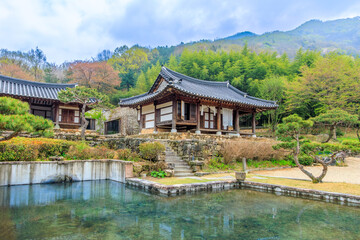 전북 완주군 오성한옥마을의 풍경