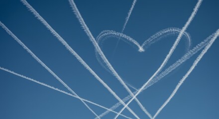 heart shaped airplane