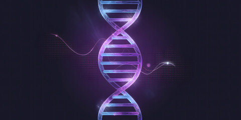 Dynamic DNA Structure, Futuristic Design